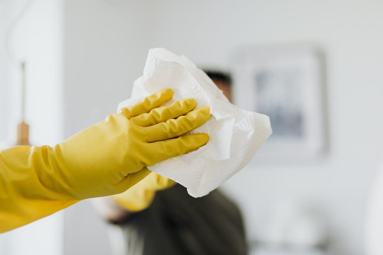 Cleaning professional wiping surfaces